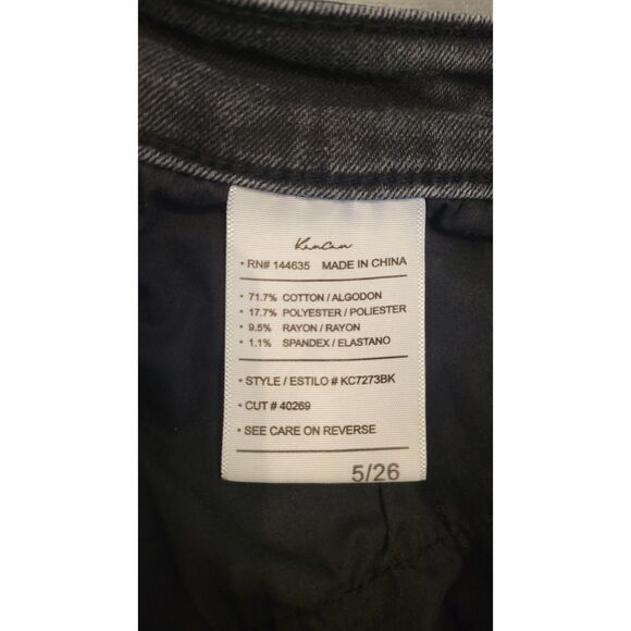 KanCan Black Raw Hem Ankle Skinny Jeans - Picture 4 of 4